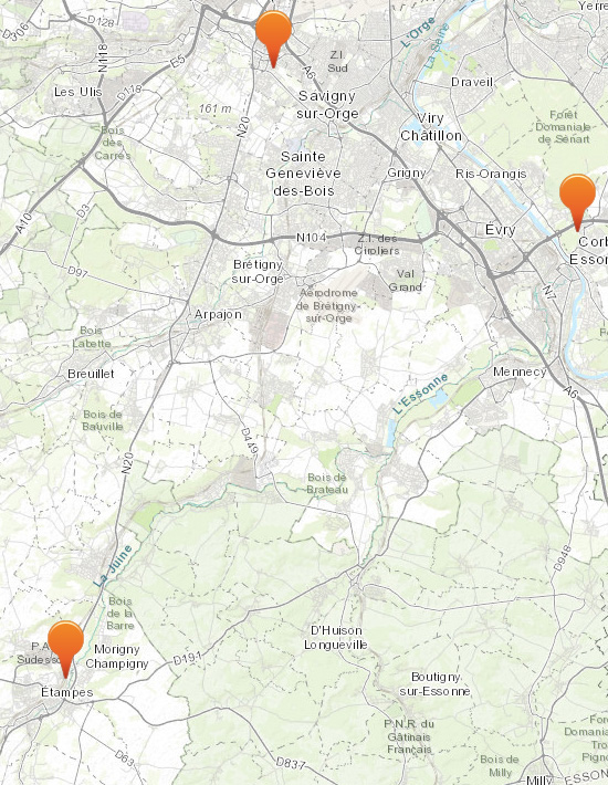 Essonne : Carte des Experts Cafards